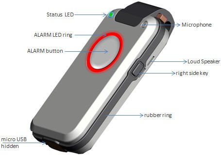 DA1432 DECT Pendant details