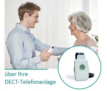 Kostenfreier Betrieb Notrufsender DECT über Telefonanlage