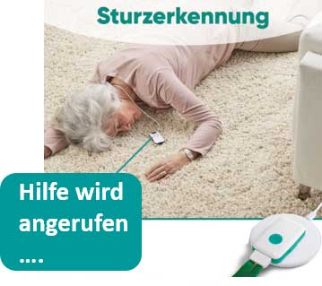 Zuverlässige Sturzerkennung ohne Fehlalarme Zuverlässige Sturzerkennung ohne Fehlalarme
